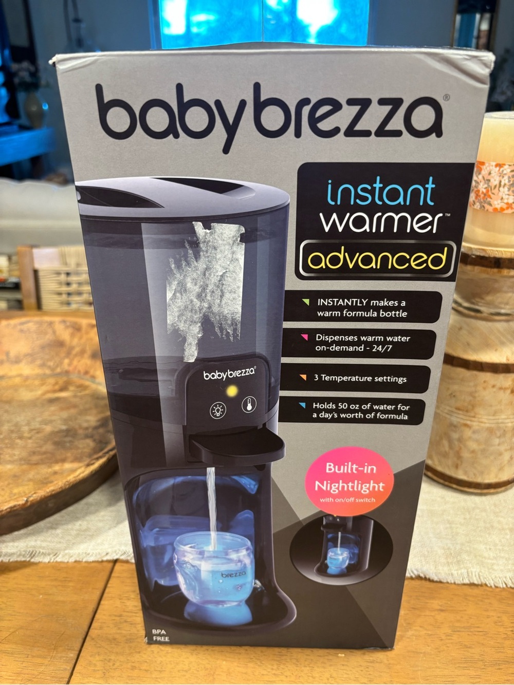 Baby Brezza Instant Warmer Advanced Bottle Warmer Black